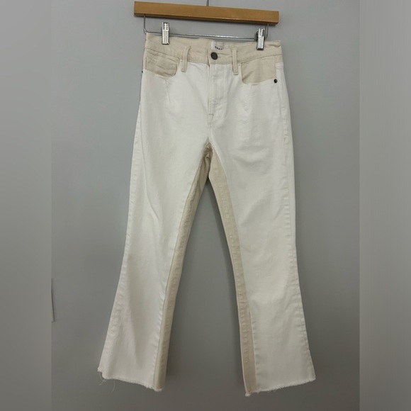 Frame Le Crop Mini Boot Crop Color Block - Picture 3 of 7